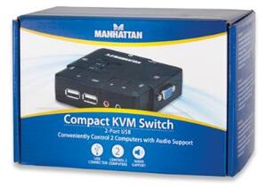Manhattan 151252 KVM kapcsoló Fekete