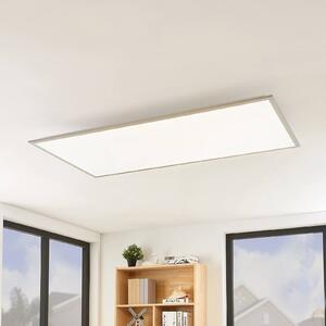 Lindby LED panel Stenley, CCT, 120 cm x 60 cm, dimmelhető, dimmelhető, Fehér / opál, Konyha, Műanyag, Modern