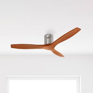 LEDS-C4 Mennyezeti ventilátor Stem fa lapátokkal, sötét, Sötét fa, Nappali / Étkező, Fa, Modern