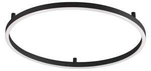 ORACLE SLIM LED mennyezeti lámpa, fekete, Ø50 cm, 2700K