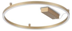 ORACLE SLIM LED mennyezeti lámpa, sárgaréz, Ø50 cm, 3000K