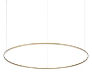 ORACLE SLIM LED függőlámpa, sárgaréz, Ø150 cm, 3000K