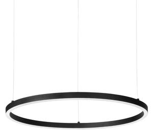 ORACLE SLIM LED függőlámpa, fekete, Ø50 cm, 2700K