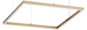ORACLE SLIM SQUARE LED függőlámpa, sárgaréz, 50x50 cm, 3000K