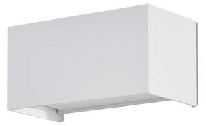 V-TAC 24W kétriányú kültéri fali LED lámpa, meleg fehér, fehér házzal, 110 Lm/W - SKU 2975