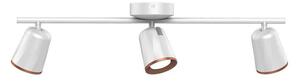 V-TAC háromfejű 15W beltéri fehér fali LED lámpa, meleg fehér, 100 Lm/W - SKU 218258