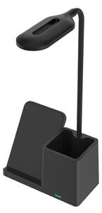Rábalux CERIE 74232 érintőkapcsolós íróasztali lámpa telefontöltővel, 4W LED, 3000K-4000K-6500K, 200 lm