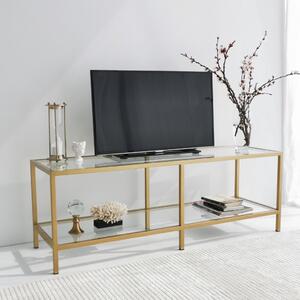 Üveg TV-állvány, 130 cm