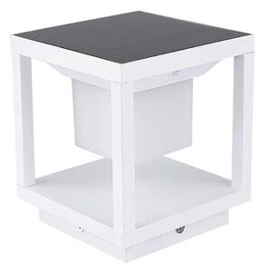 V-TAC fehér házas 2W napelemes LED 16 cm állólámpa, IP65, meleg fehér - SKU 6806