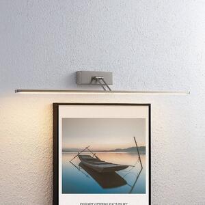 Lucande LED-es képvilágító lámpa Thibaud, 84 cm, nikkel, alumínium, Alu / szürke / cink, Nappali / Étkező, fém, Modern