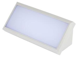 V-TAC Landscape 12W kültéri fali LED lámpa hideg fehér, fehér házzal, 100 Lm/W - SKU 6815