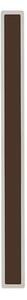 V-TAC 17W Corten barna fali lámpa, IP65, meleg fehér, 125 Lm/W - SKU 6828