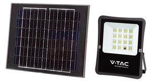 V-TAC napelemes LED reflektor 12W hideg fehér, 1200 Lumen - SKU 6966