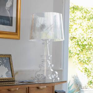 Kartell Bourgie - átlátszó LED asztali lámpa, dimmelhető, Tiszta / átlátszó, Nappali / Étkező, Műanyag, Dizájn