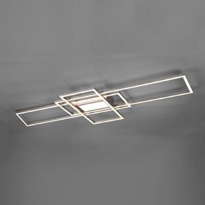 Trio Lighting Irvine LED lámpa 3 000-6 500 K, nikkel matt, dimmelhető, Alu / szürke / cink, Nappali / Étkező, fém, Modern