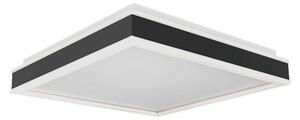 V-TAC mennyezeti szögletes 38W lámpa,40x40cm, fekete dísszel, természetes fehér, 105 Lm/W - SKU 6914