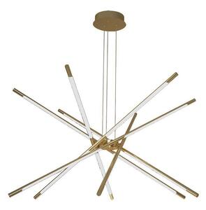 V-TAC "Spark" dimmelhető 42W Designer csillár, arany házzal, meleg fehér - SKU 15343
