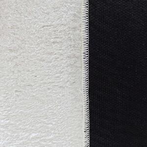 Csúszásmentes puha shaggy szőnyeg krémszínű Szélesség: 80 cm | Hosszúság: 150 cm