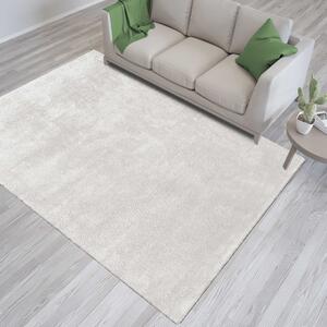 Csúszásmentes puha shaggy szőnyeg krémszínű Szélesség: 80 cm | Hosszúság: 150 cm