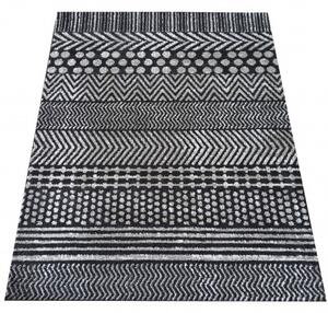 Designer szőnyeg finom mintával szürke Szélesség: 80 cm | Hosszúság: 150 cm