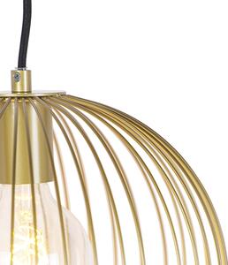 Design függesztett lámpa arany - Drót tészta