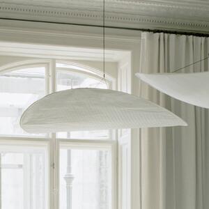 New Works Tense LED lógó világítás, 90 cm átmérőjű, fehér, dimmelhető, Fehér / opál, Konyha, Műanyag, Dizájn