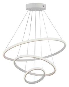 V-TAC fehér házas 3 körös csillár, 32W, Meleg fehér, 120 Lm/W - SKU 8018