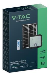 V-TAC napelemes reflektor mozgásérzékelővel, 4800 Lumen, hideg fehér - SKU 10311