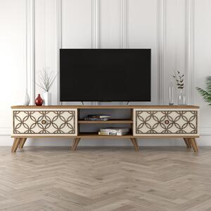 Class TV-állvány, dió-krém, 180 cm – TR845HCT3010