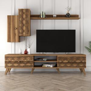 Class TV-állvány, dió, 180 cm – TR845HCT3012