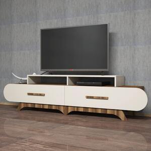 Flora TV-állvány, dió-krém, 205 cm – TR845HCT3031