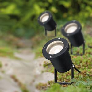 Paulmann Special Line LED földbe szúrható lámpa, 3 darabos szett, GU10, Fekete, Alumínium