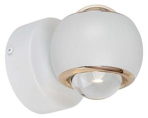 V-TAC fali kétirányú 10W beltéri LED lámpa, fehér házzal, meleg fehér - SKU 23008