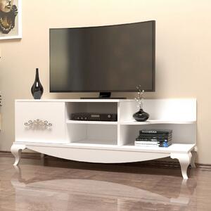 Sultan TV-állvány, fehér, 130 cm