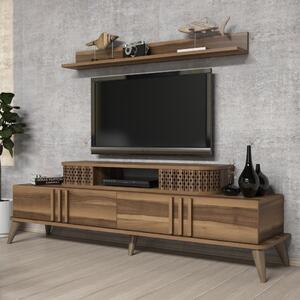 Eylül TV-állvány, dió, 168 cm