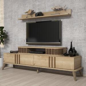 Eylül TV-állvány, tölgy, 168 cm
