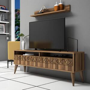 TV-állvány, dió, 150 cm – TR845HCT3081