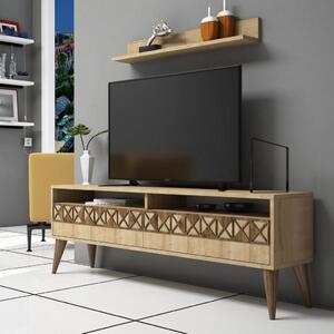 TV-állvány, tölgy, 150 cm