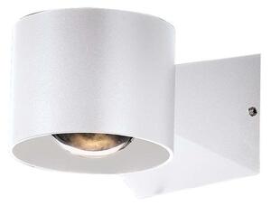 V-TAC 5W LED kétirányú fali lámpa, fehér házas, meleg fehér - SKU 10443