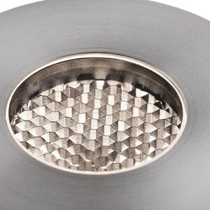 LED-es süllyesztett reflektor Grund, nikkel színű, Ø 8 cm