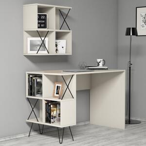 Extra íróasztal, krém, 120 cm – TR845HCT3824