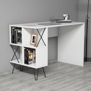 Extra íróasztal, fehér, 120 cm – TR845HCT3819
