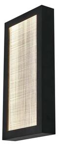 V-TAC kültéri fali LED lámpa, 20W, meleg fehér, fekete házzal - SKU 10558