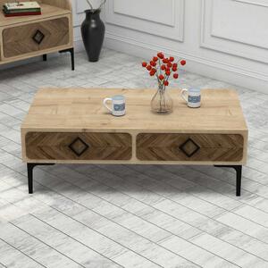 Samba dohányzóasztal, tölgy, 105 cm