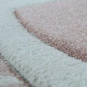 Nyuszis szőnyeg rózsaszín, modell 20368, 80x150cm