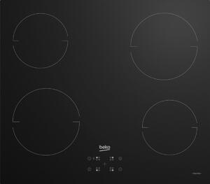 Beko HII64401QT Fekete Beépített 60 cm Zónás indukciós főzőlap 4 zóna