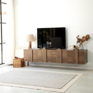 TV-állvány, dió, 180 cm
