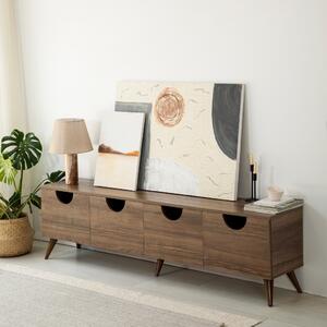 Four TV-állvány, dió, 180 cm
