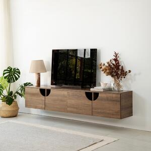 Grotte TV-állvány, dió, 180 cm