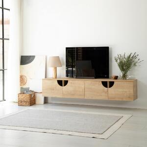 Grotte TV-állvány, zafír tölgy, 180 cm